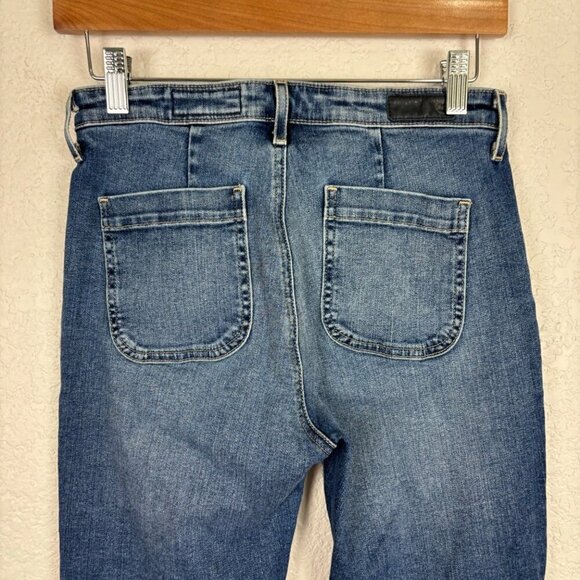 Anthropologie AG Adriano Goldschmied Stevie Ankle High Rise Slim Straight Jeans - Picture 4 of 11